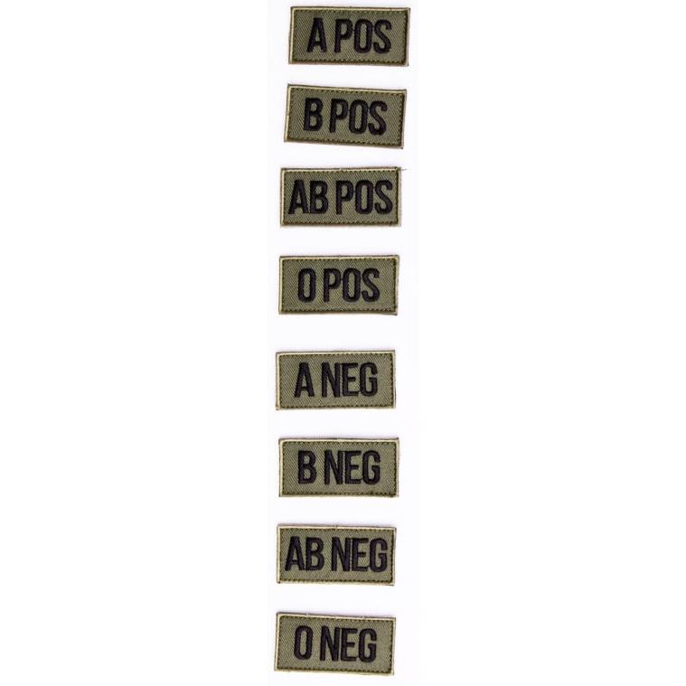 Varusteleka blood type patch
