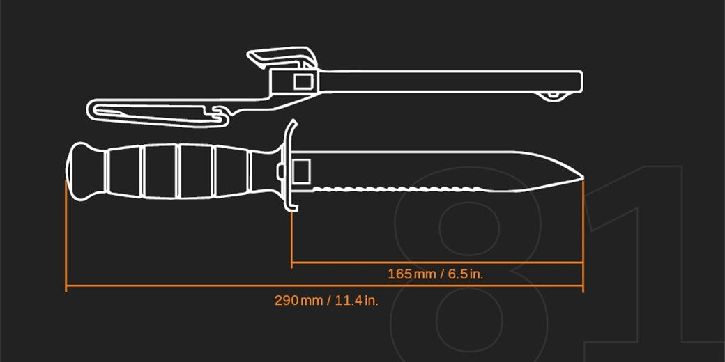 Glock FM 81 Survival-Messer mit Säge
