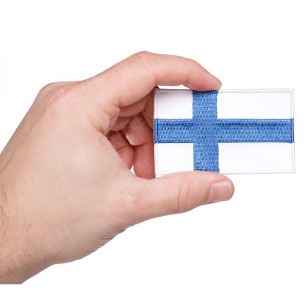 Varusteleka Finnish Flag Patch, 77 x 47 mm