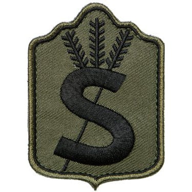 Varusteleka Suojeluskunta (Finnish Civil Guard) patch, subdued