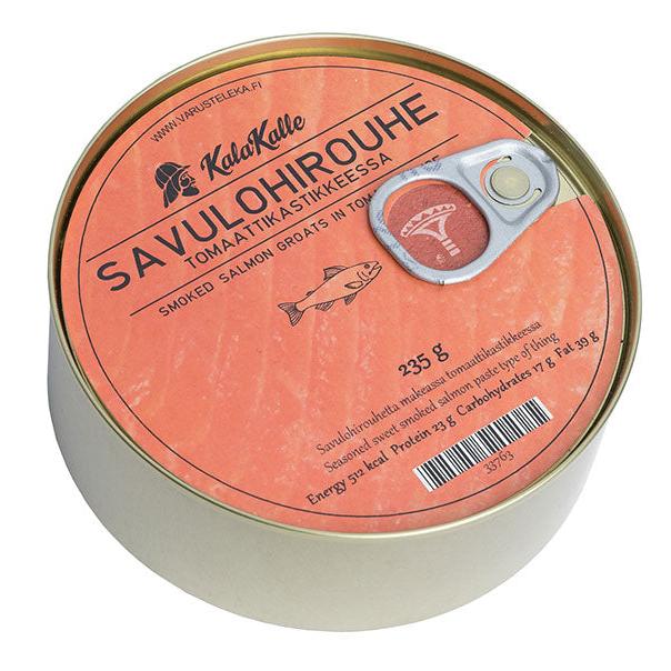 Kalakalle Savulohirouhe tomaattikastikkeessa, 235 g säilyke
