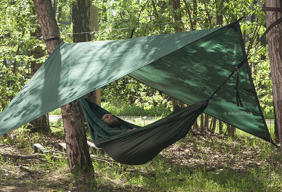 With the Erakko 2;5x2;5 tarp.
