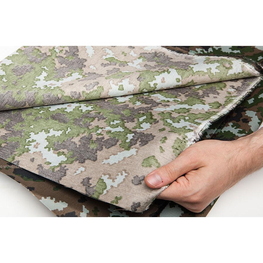 Foxa Viking Camo Stoff, M05 Winterwaldtarnung, Meterware