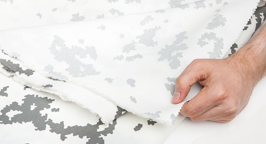 Foxa Viking Camo Stoff, M05 Schneetarnung, Meterware