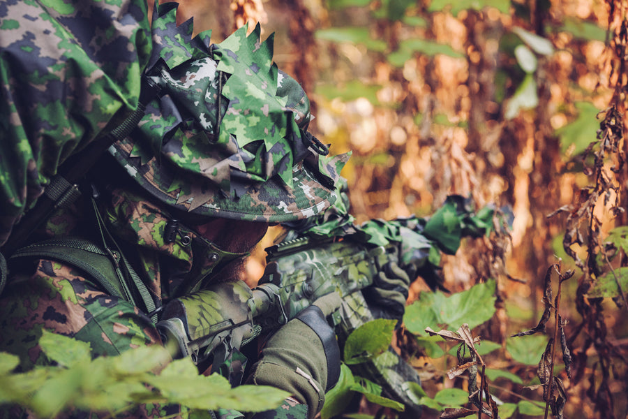 Action Camo eignet sich hervorragend für selbstgemachte 3D-Tarnteile.