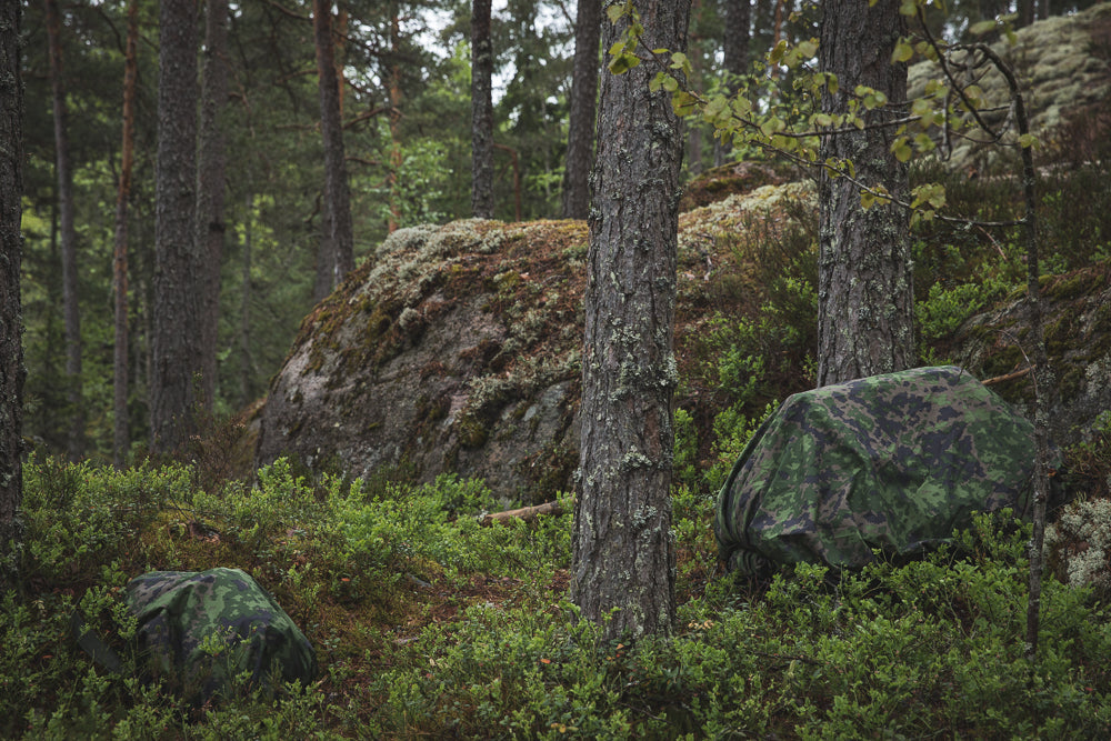 Varusteleka Backpack Rain Cover, Camo Pattern
