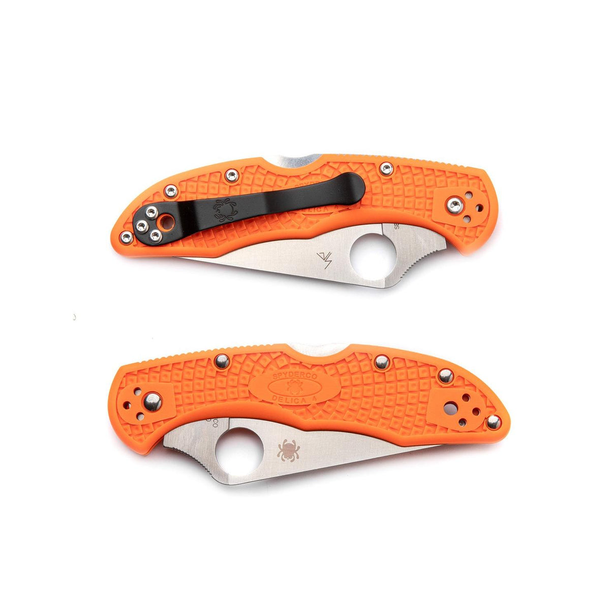 Die FRN-Griffschalen verfügen über die patentierte Bi-Directional Texturing von Spyderco, damit dir das Messer nicht aus der Hand rutscht.