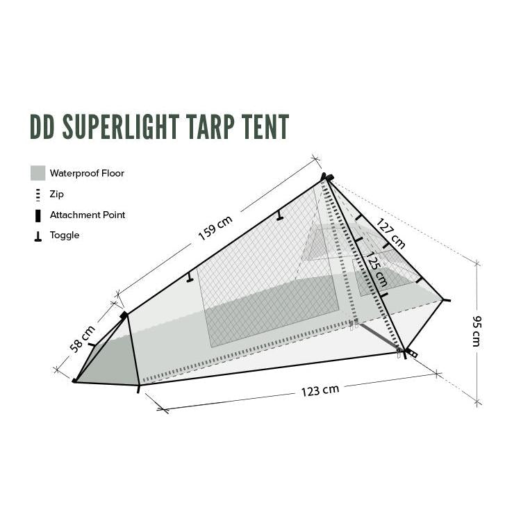 DD Hammocks SuperLight Tarp Tent