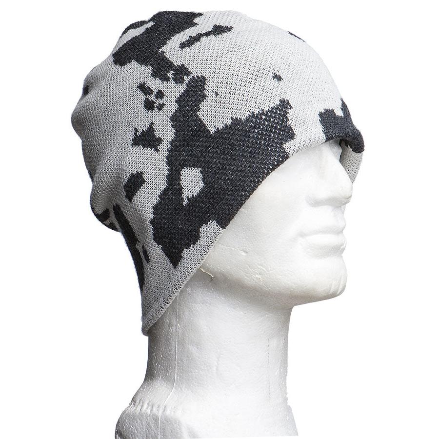 When folded down the cap protects both neck and ears.