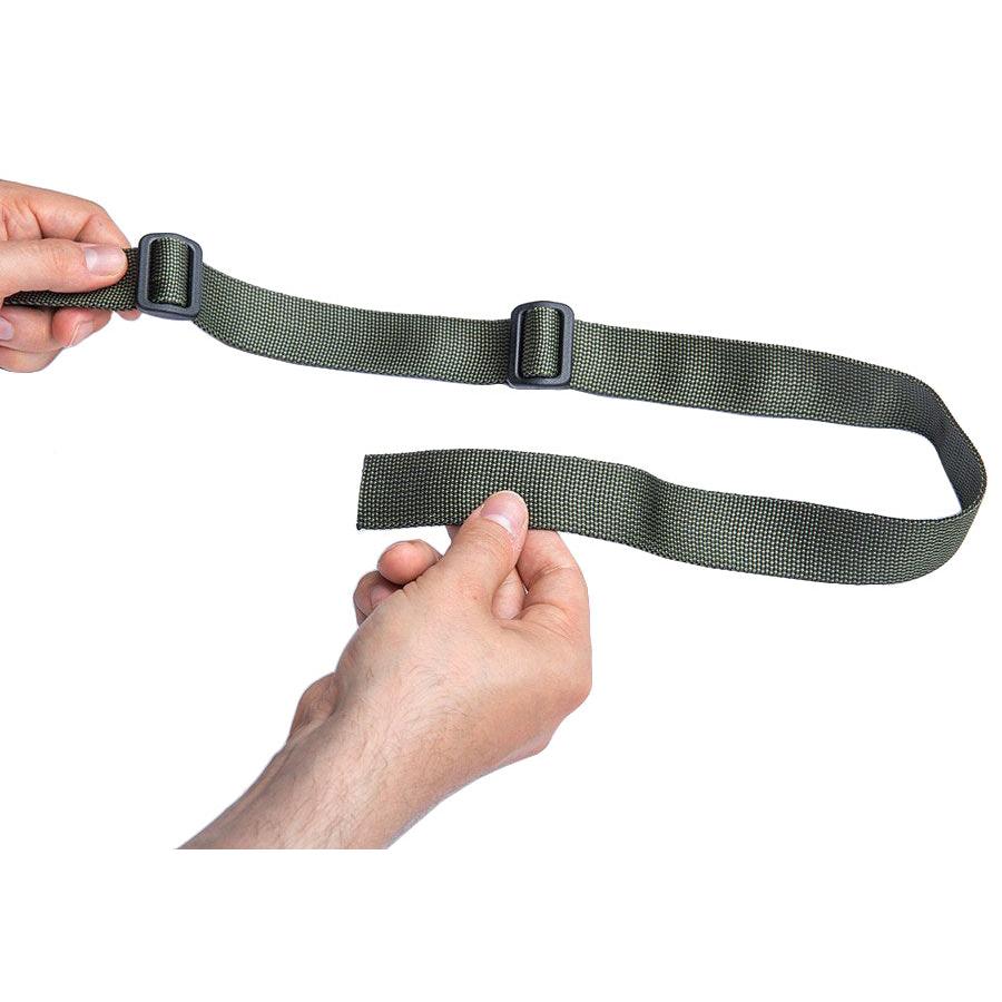 Rear attachment: comfortable 30 mm (1.25) tubular webbing.