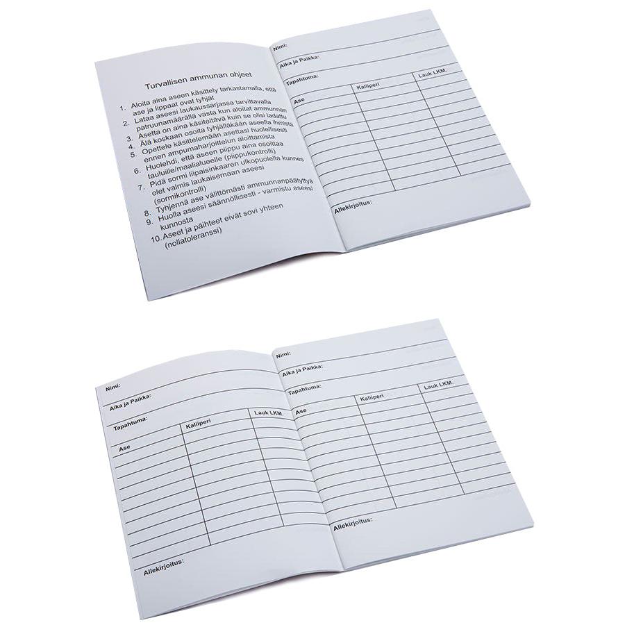 Varusteleka Waterproof Shooting diary