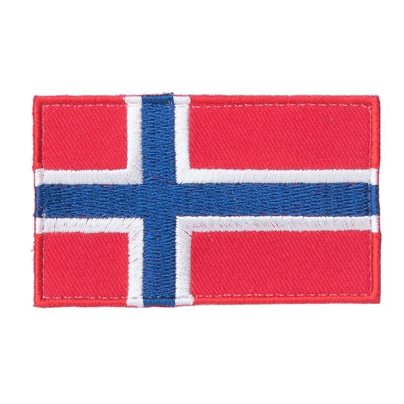 Varusteleka Norwegian Flag Patch, 77 x 47 mm