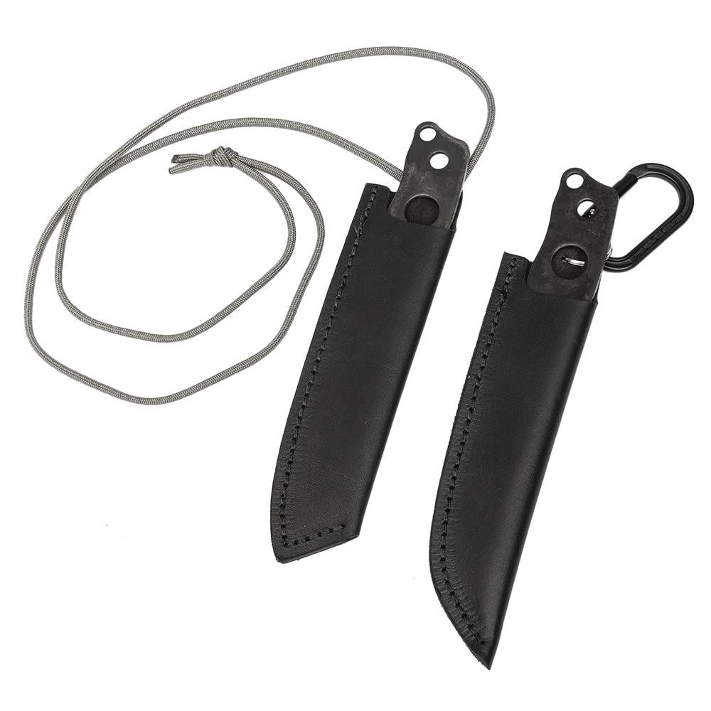 Only fits the sheath with a bare tang.