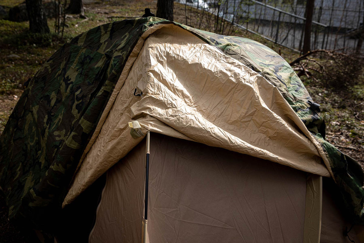 US Two-person Tent, Woodland, Surplus