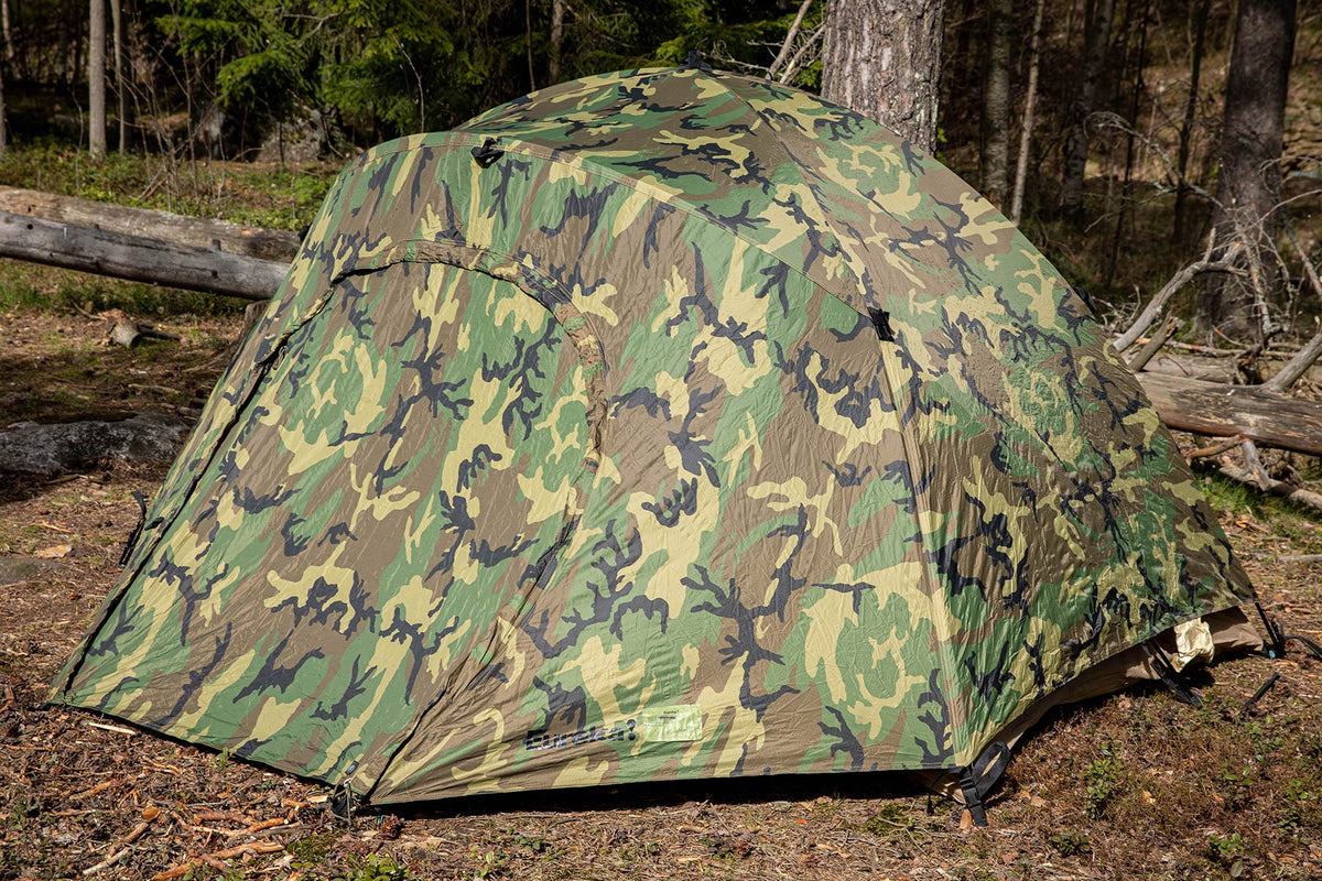 US Two-person Tent, Woodland, Surplus