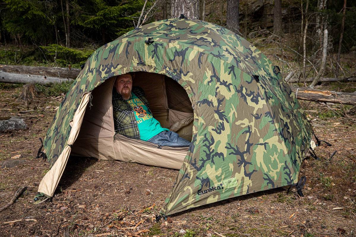 US Two-person Tent, Woodland, Surplus