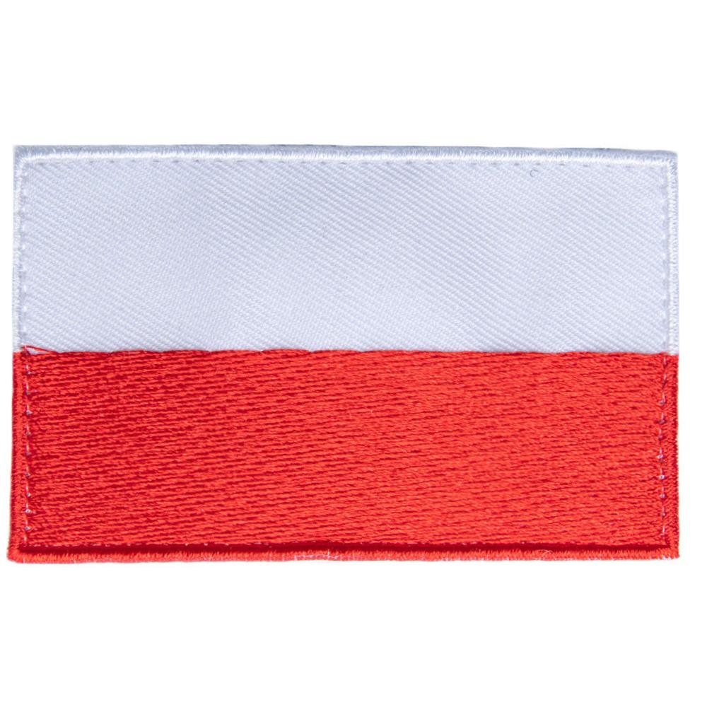 Varusteleka Polish Flag Patch, 77 x 47 mm