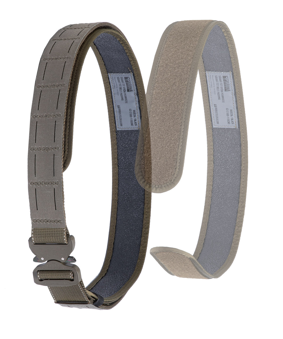 The Belt Padding protects your jacket and adds friction to keep the belt in place. Sold separately.