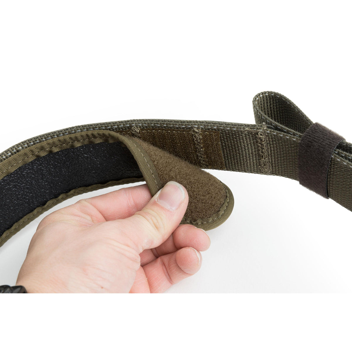 This belt padding is designed to be used together with the Särmä TST Shooter’s Belt. The belt is sold separately.