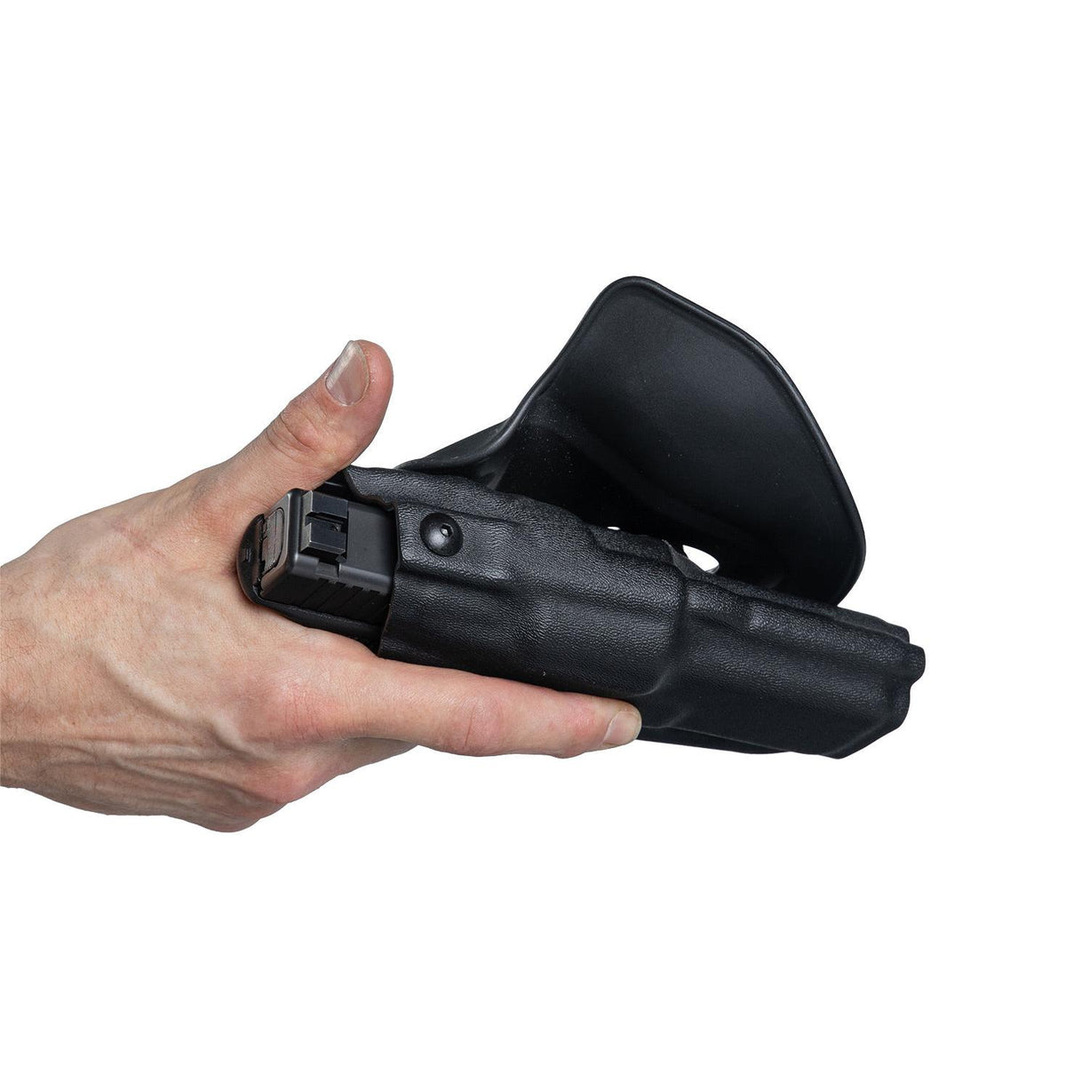 The holsters in stock have a smooth finish unlike in this picture.