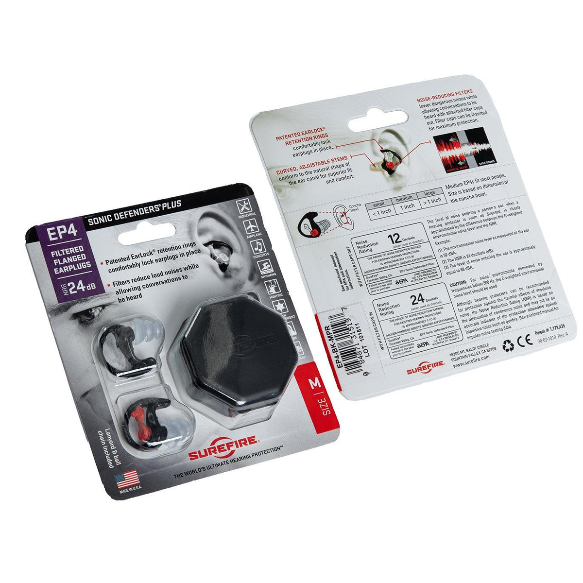 SureFire EarPro EP4 Sonic Defenders Plus Ohrstöpsel