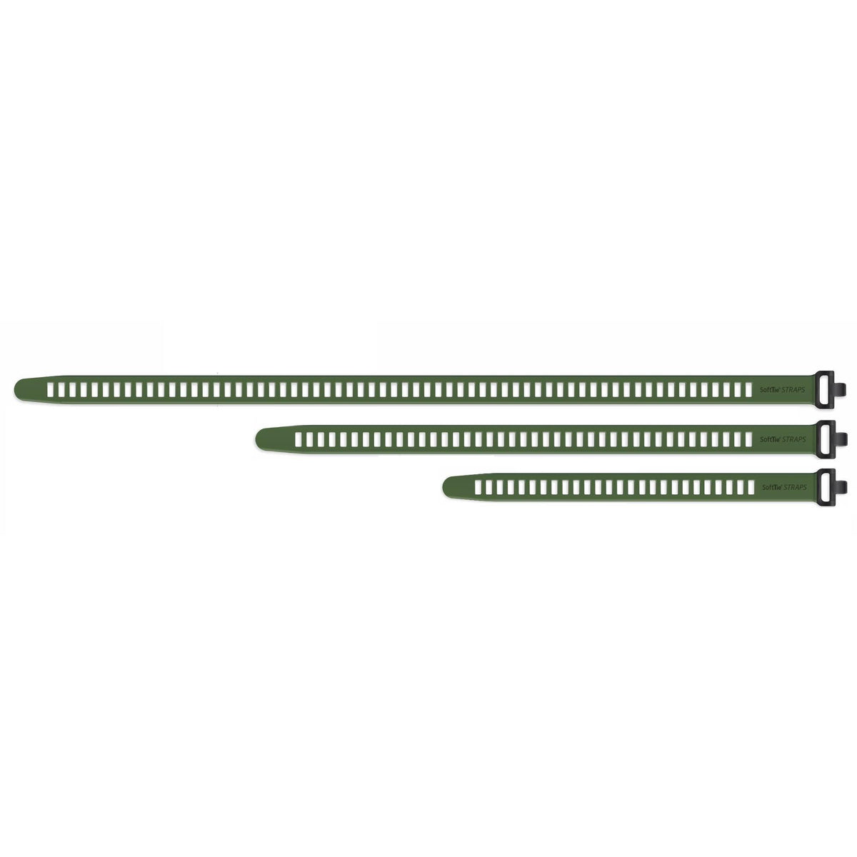 The overall lengths are 86; 56; and 40 cm respectively; or 34; 22; and 16. The width is the same for all: 28 mm or 1 1/8.