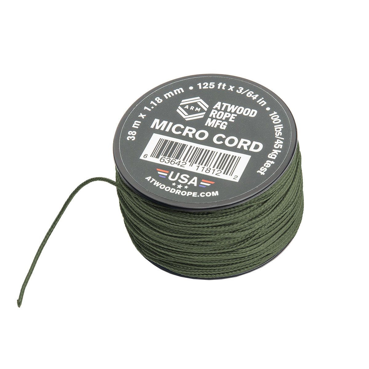 Atwood Rope 1,18 mm Micro Cord, 38 m 