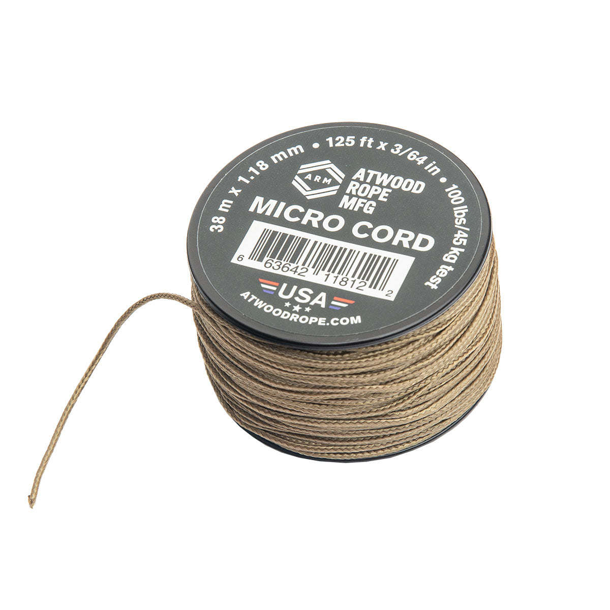 Atwood Rope 1,18 mm Micro Cord, 38 m 