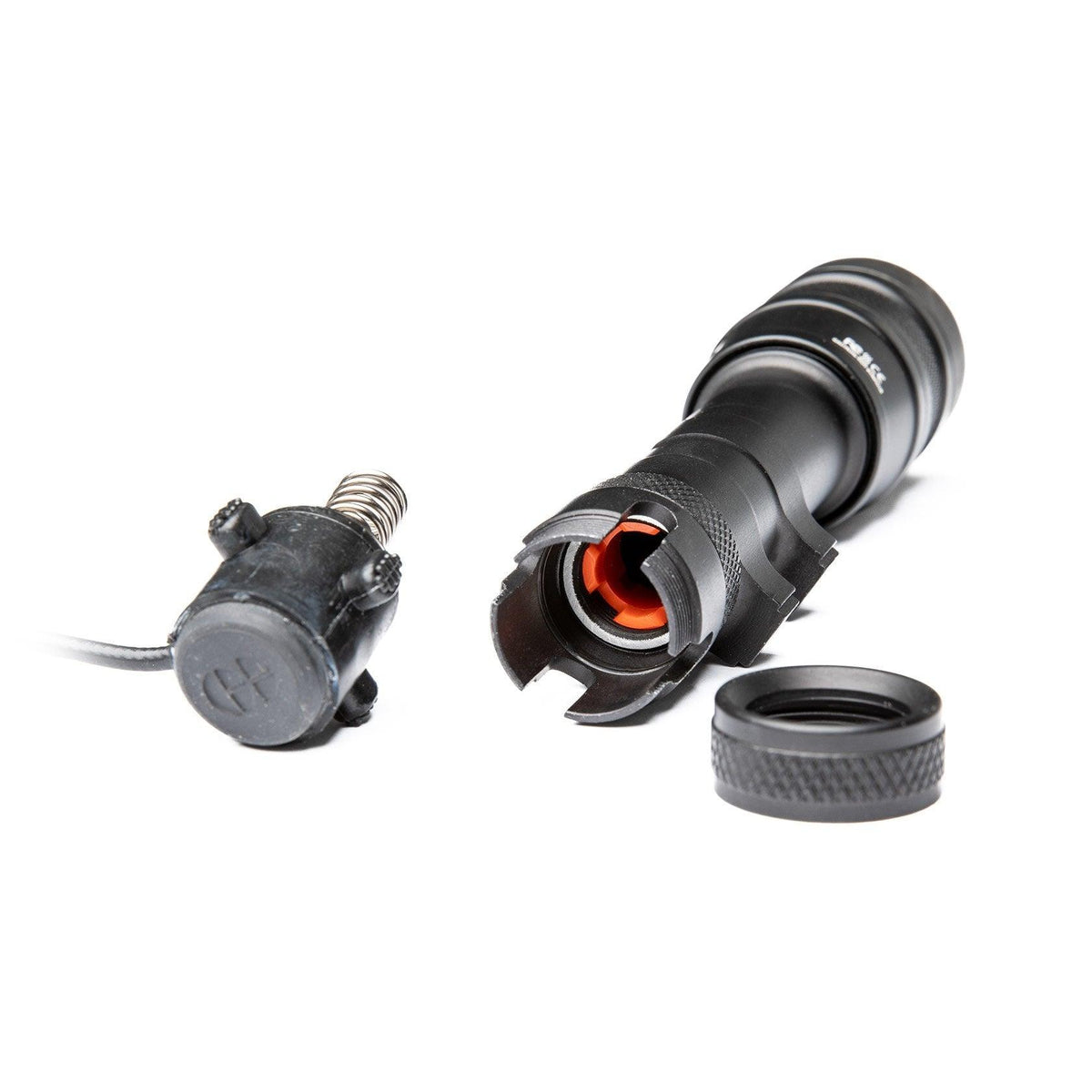 The Battery Jack rotates to adjust the fit to various battery lengths. (Full-size REIN pictured.)