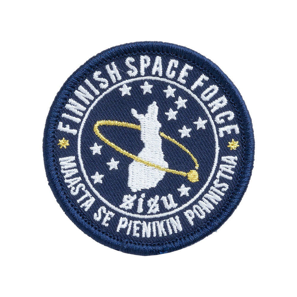 Varusteleka Finnish Space Force moraalimerkki, 65 mm