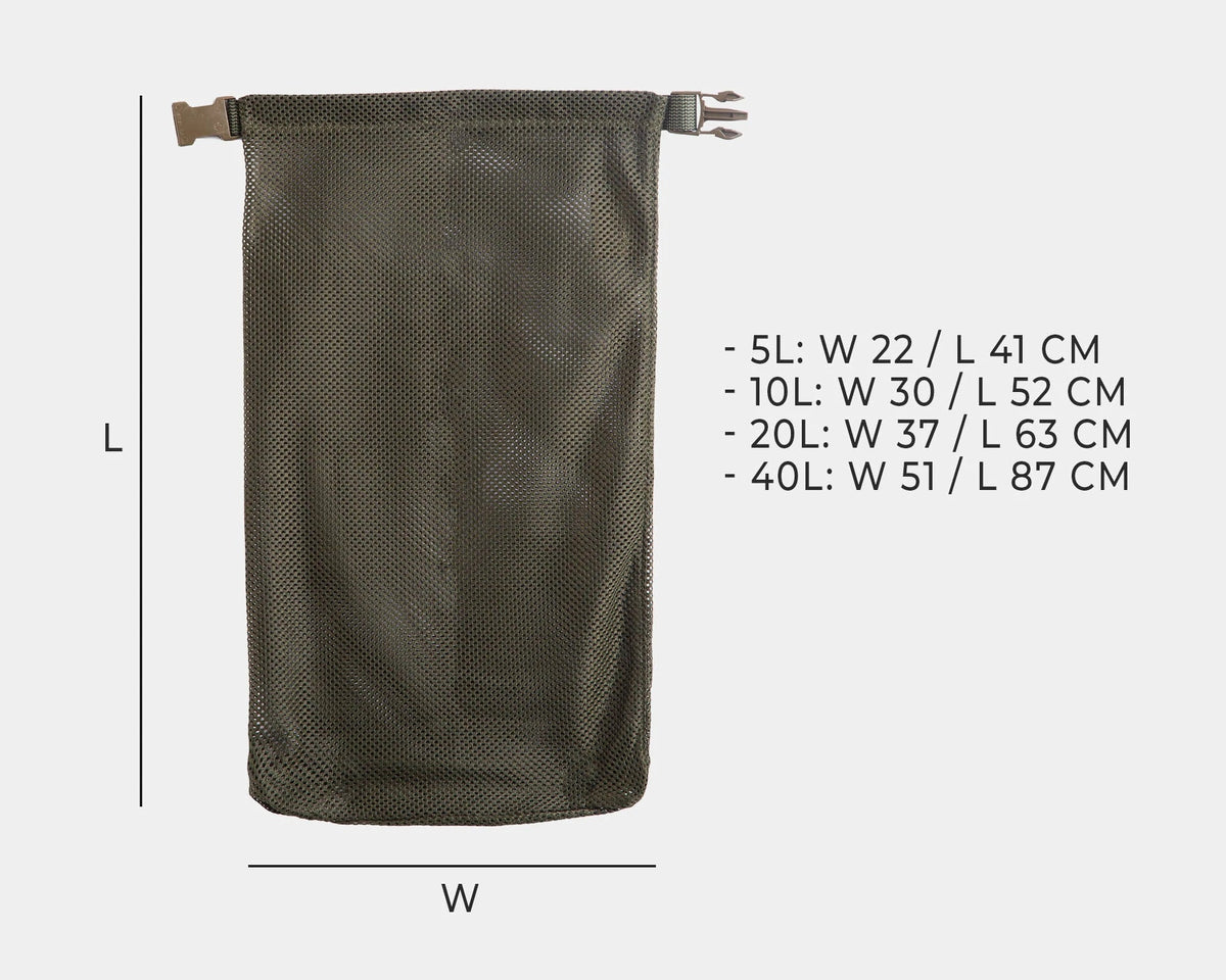 Savotta Rolltop Mesh Stuff Sack