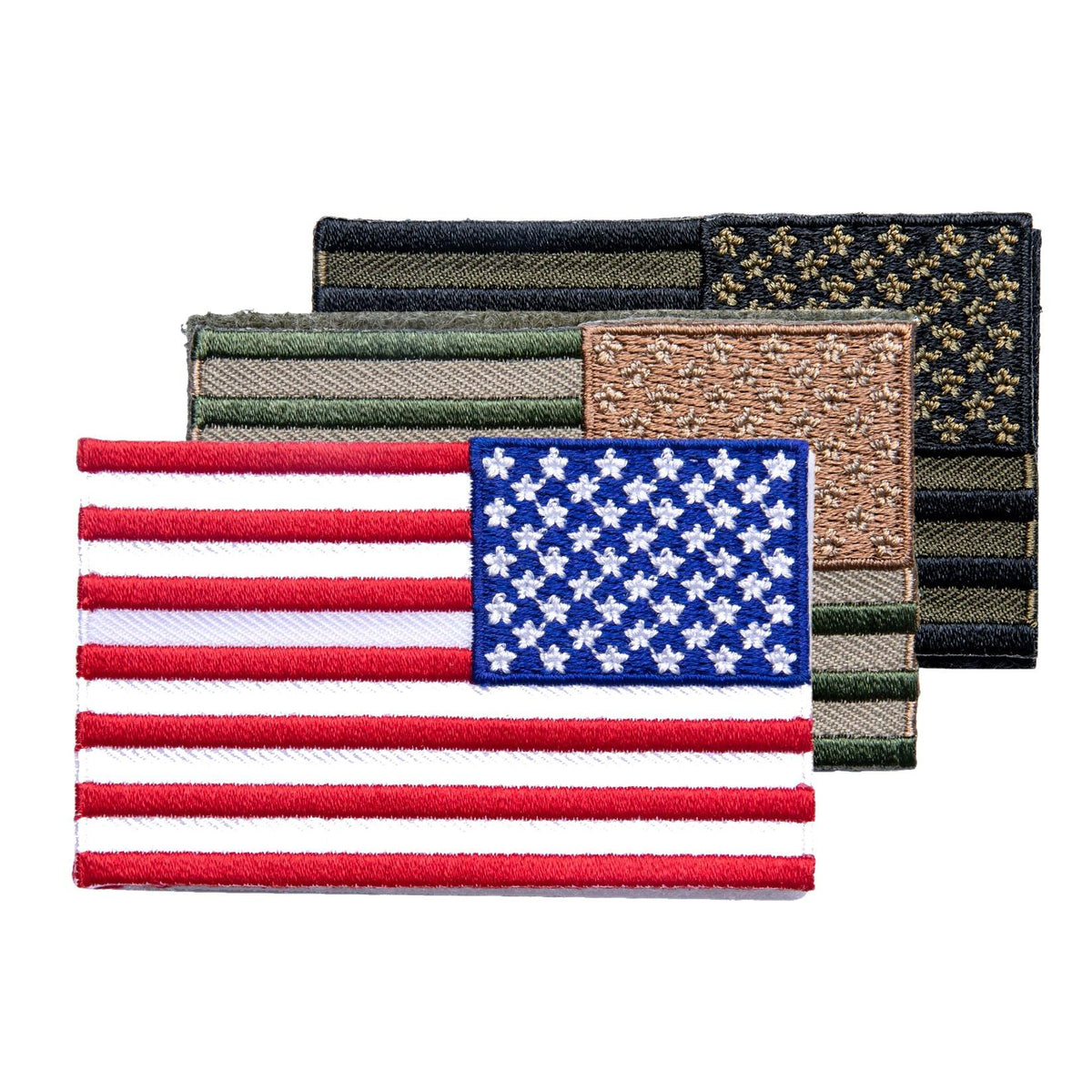 Varusteleka USA Flag Patch, Reversed, 77 x 47 mm