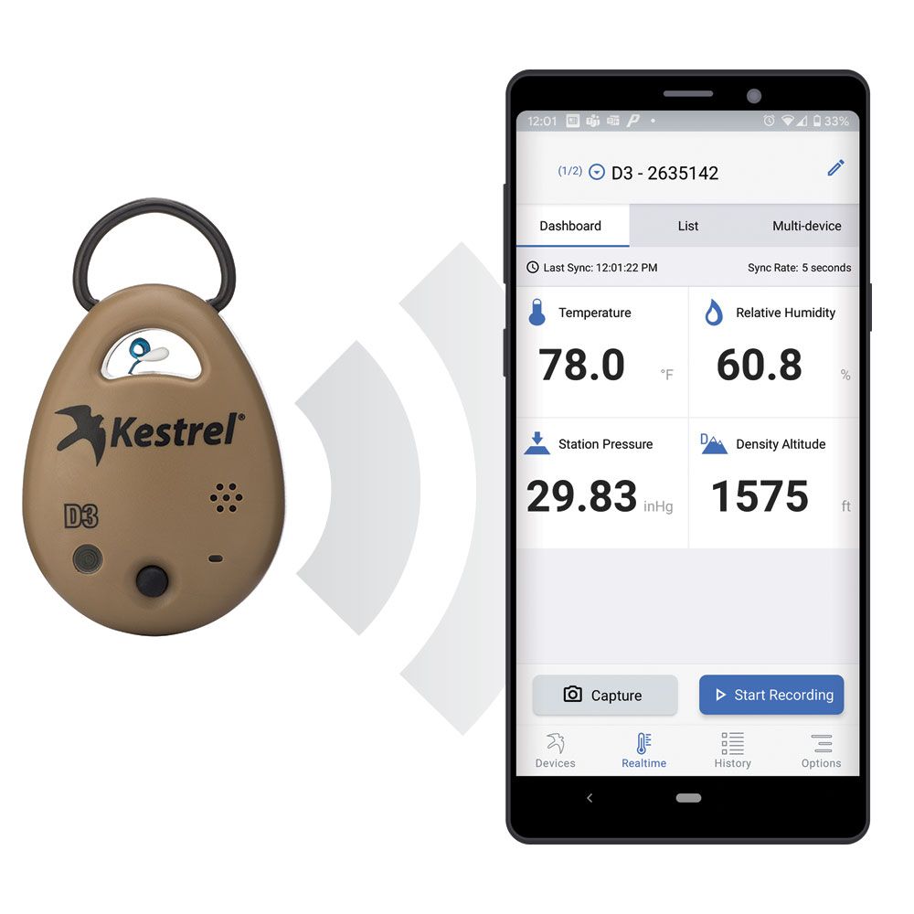 Kestrel Drop D3 Wireless Environmental Data Logger
