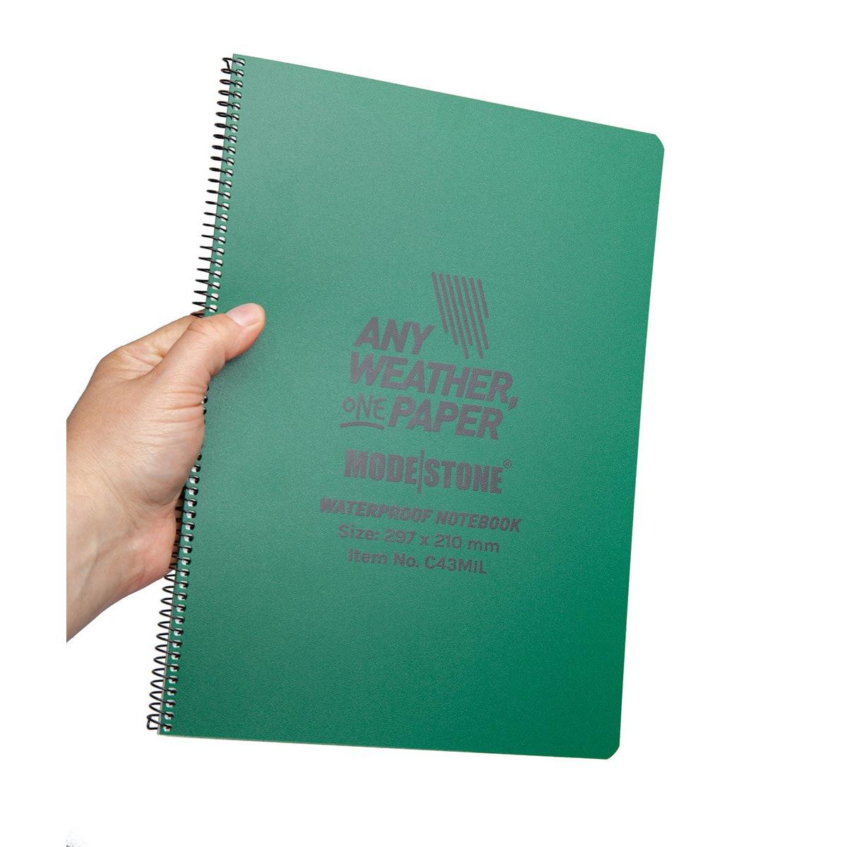 Modestone A4 Waterproof Notebook