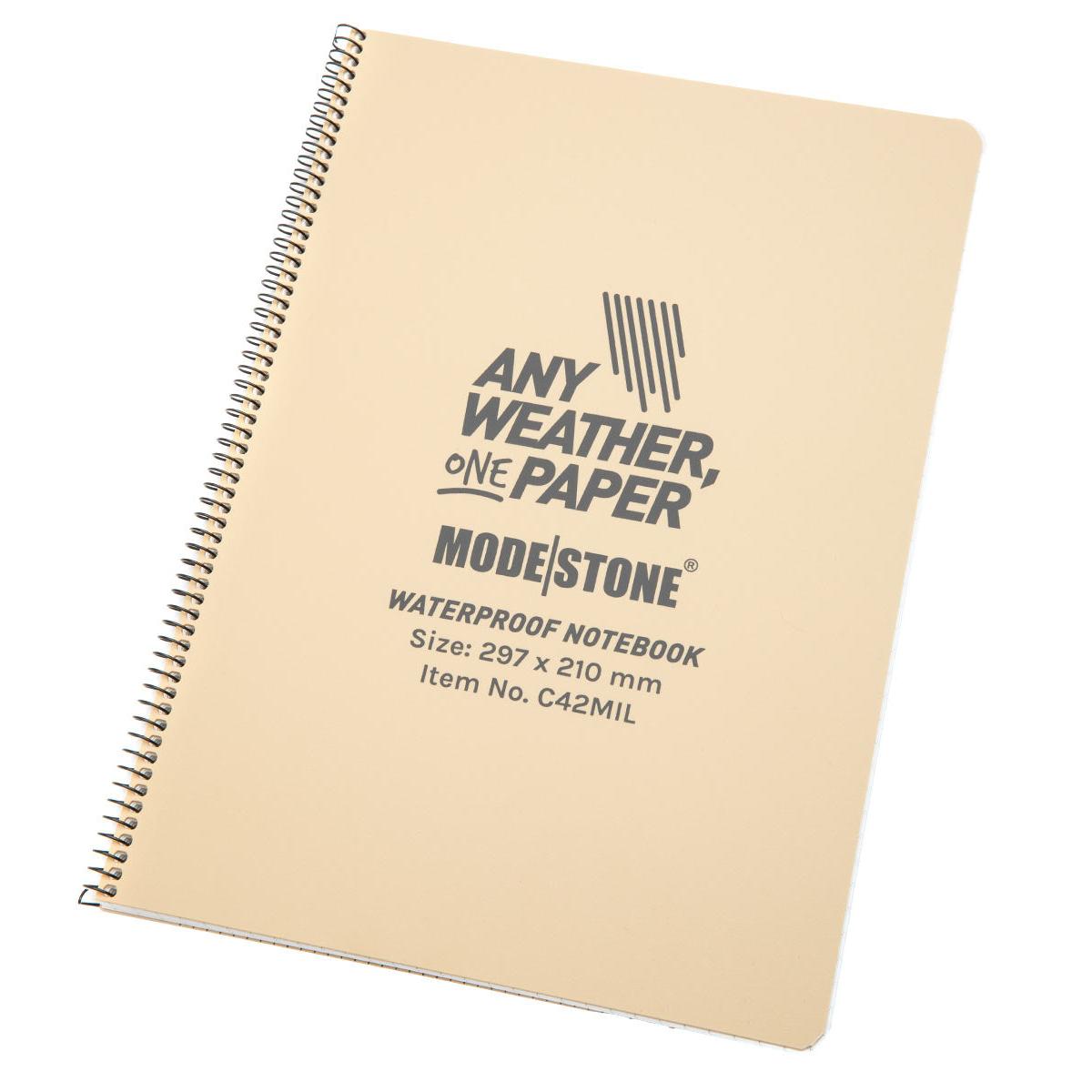 Modestone A4 Waterproof Notebook