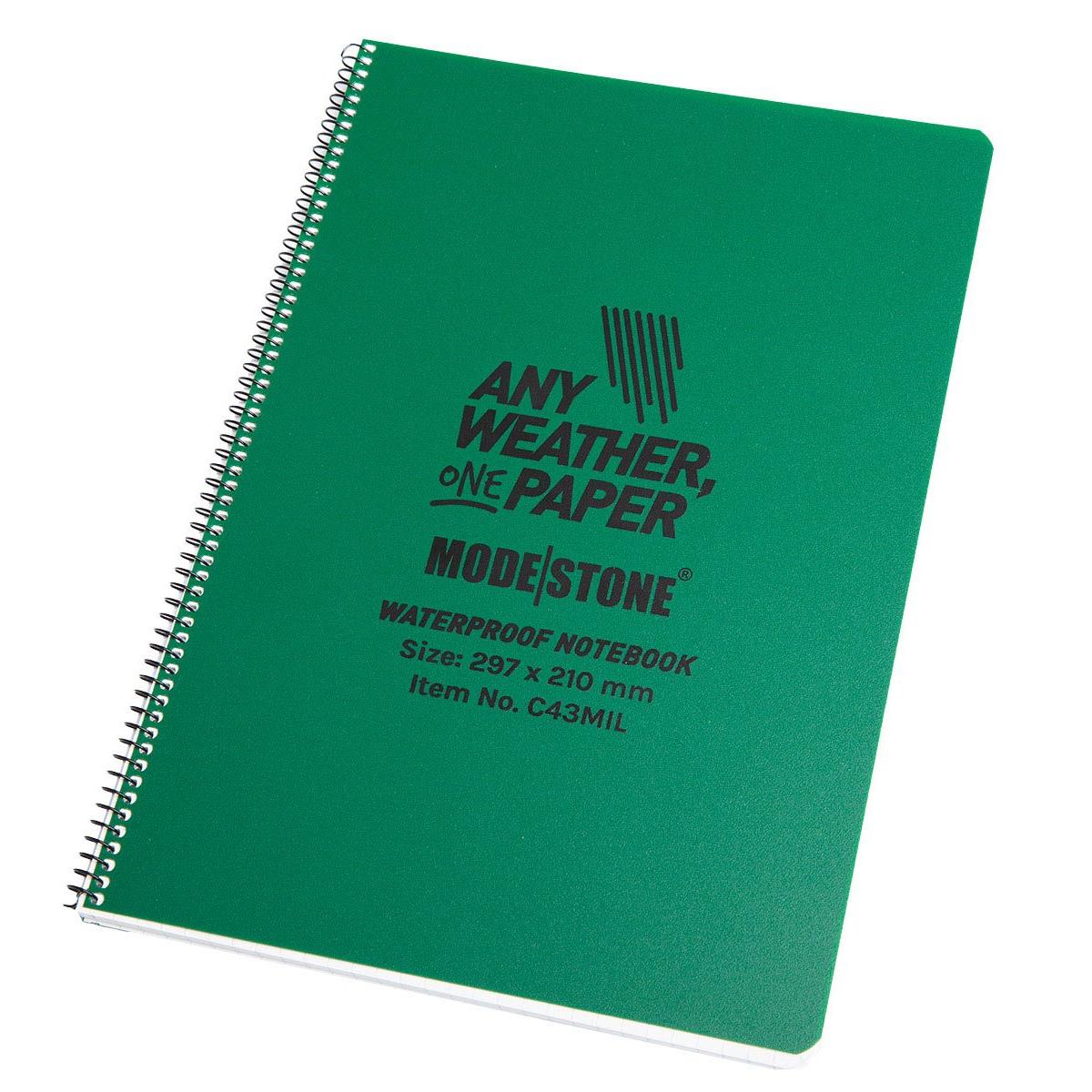 Modestone A4 Waterproof Notebook