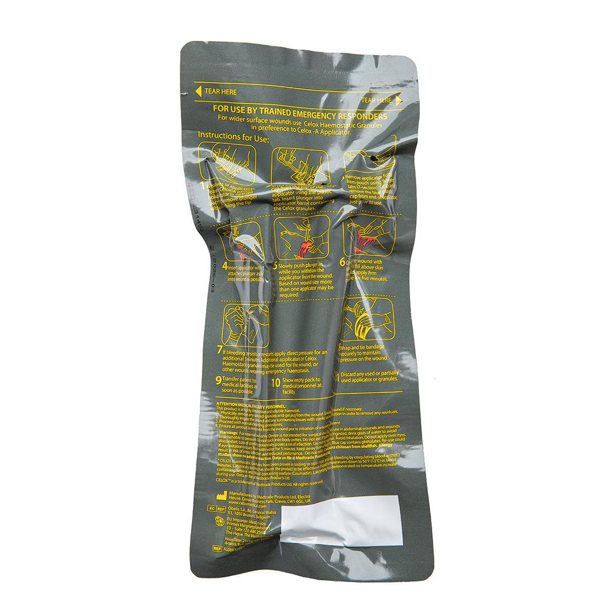 Celox-A Hemostatic Granule Applicator