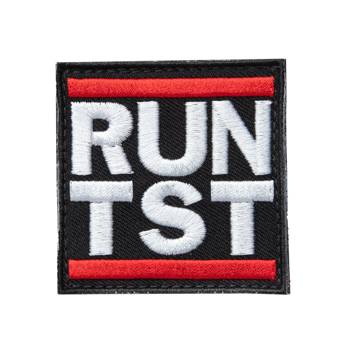 Varusteleka RUN TST moraalimerkki