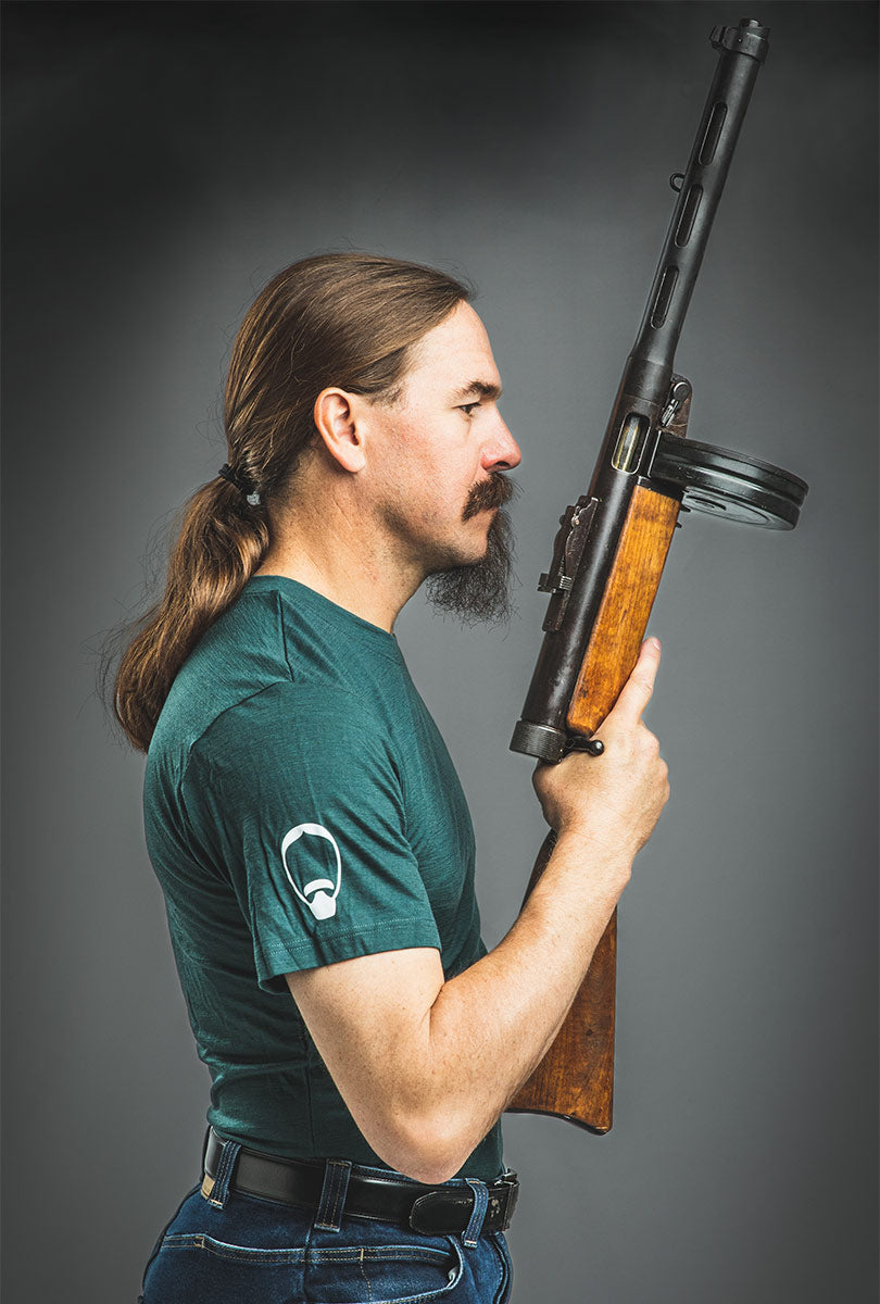 Forgotten Weapons Gun Jesus Merinowolle T-Shirt
