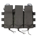 Du kannst die drei Taschen mit der abnehmbaren Klappe, mit dem elastischen Band oder als Open-Top-Tasche verwenden.