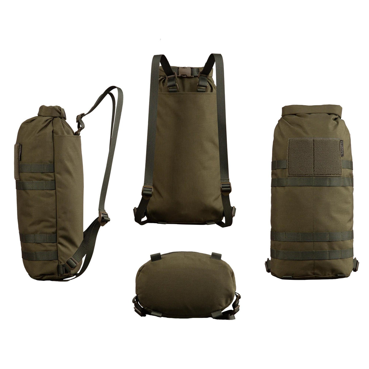 Simple; detachable low profile shoulder straps can easily be replaced if you want something more padded.