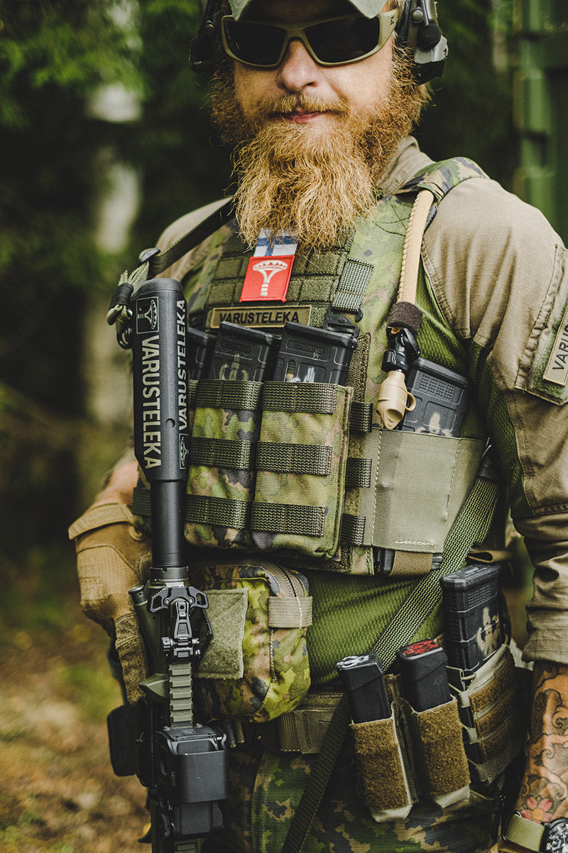 Varusteleka PC18 Plate Carrier, elastinen lipastasku-cummerbund