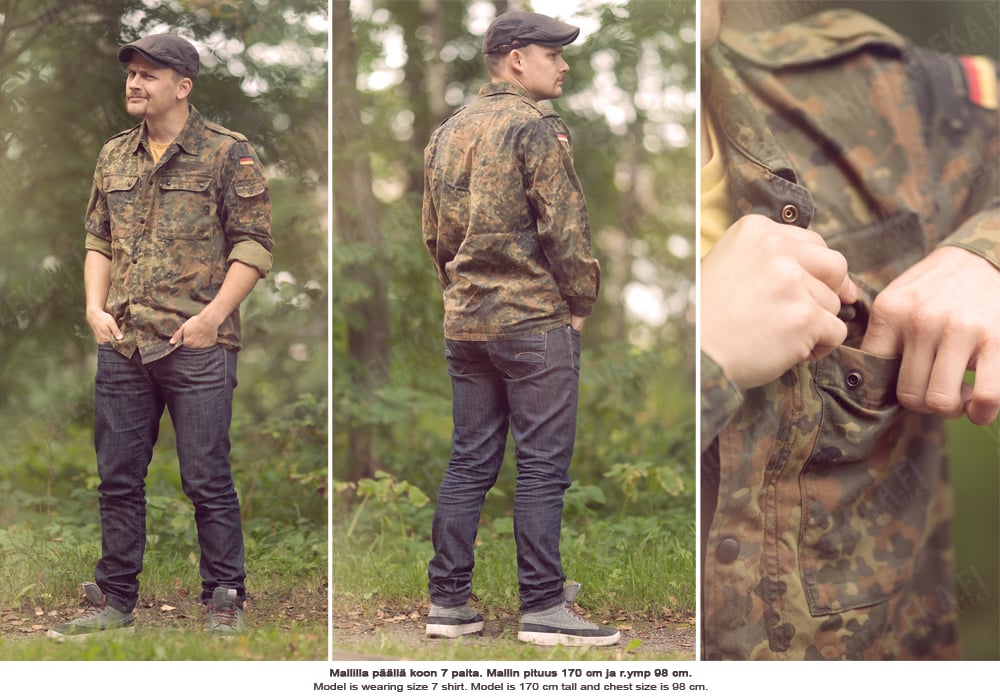 BW field shirt, Flecktarn, surplus