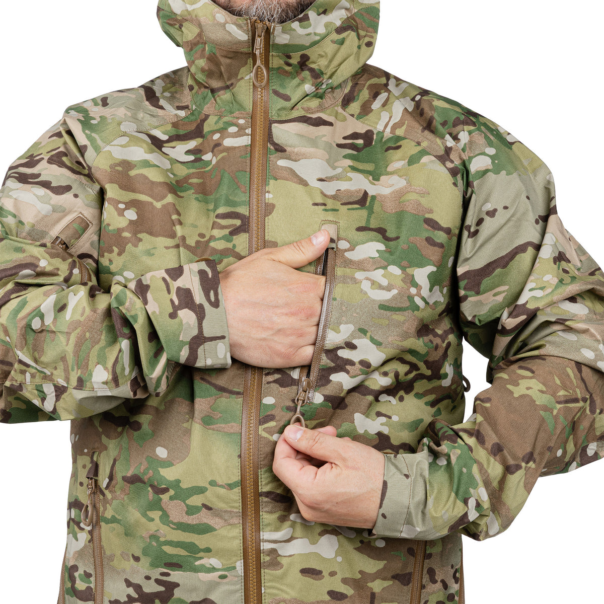BEYOND A6 Gore-Tex Regenjacke, MultiCam, Überschuss