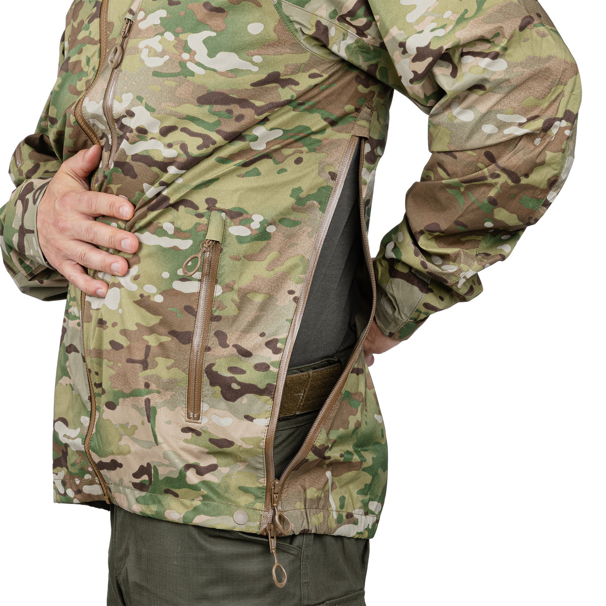 BEYOND A6 Gore-Tex Regenjacke, MultiCam, Überschuss