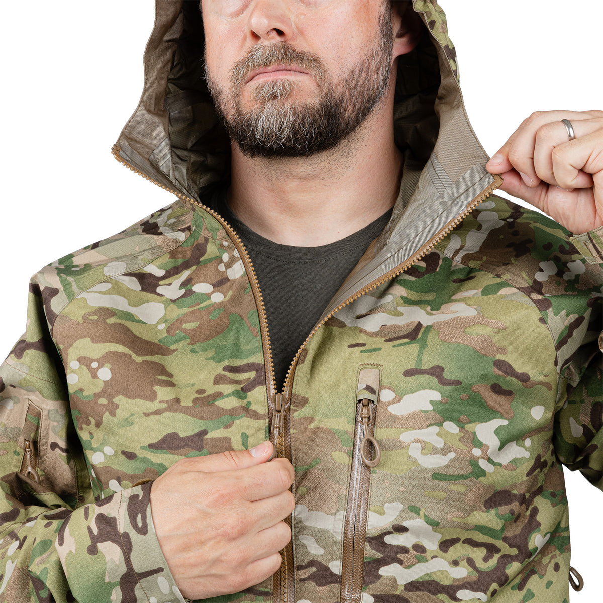 BEYOND A6 Gore-Tex Regenjacke, MultiCam, Überschuss