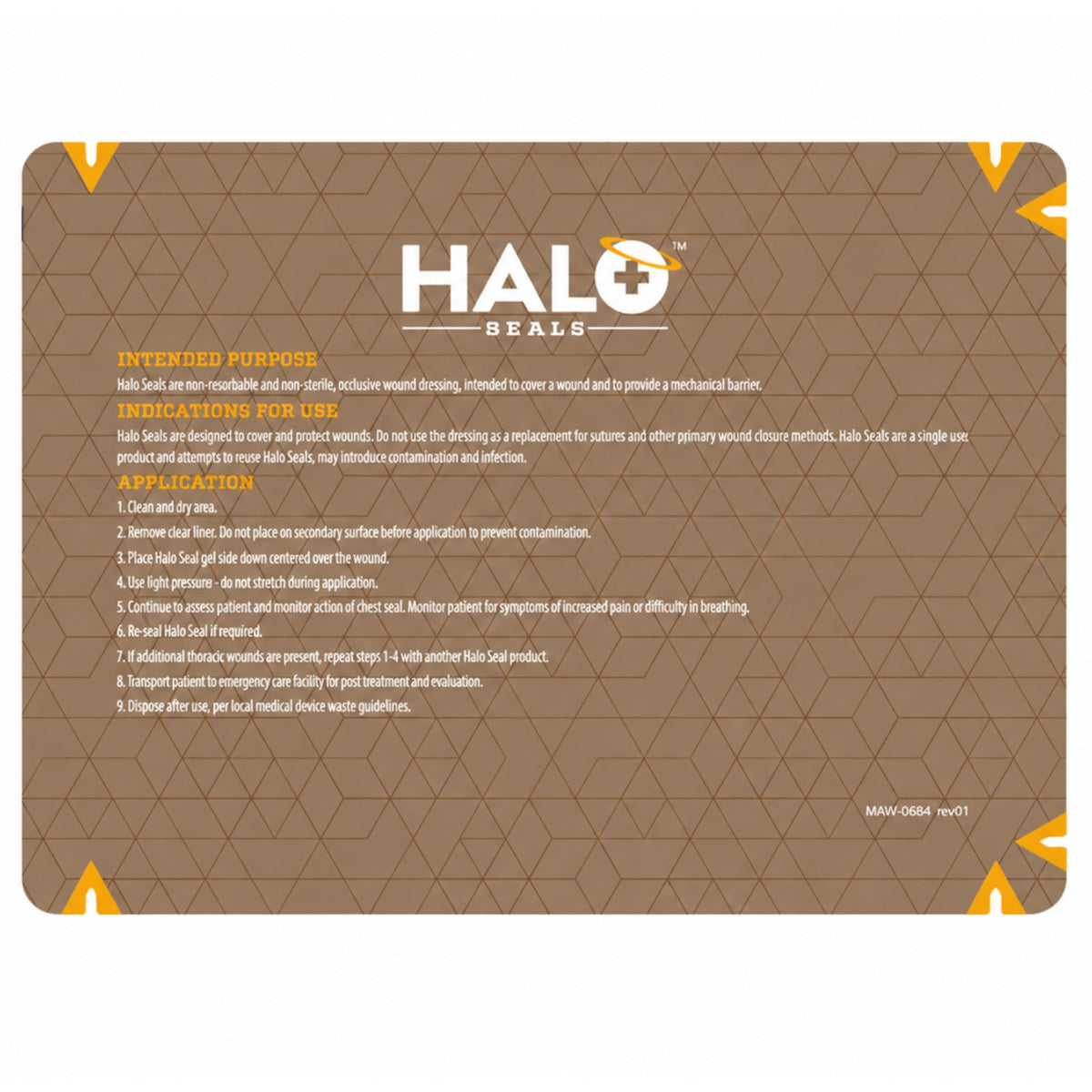 CVN HALO Chest Seal ilmarintasidos