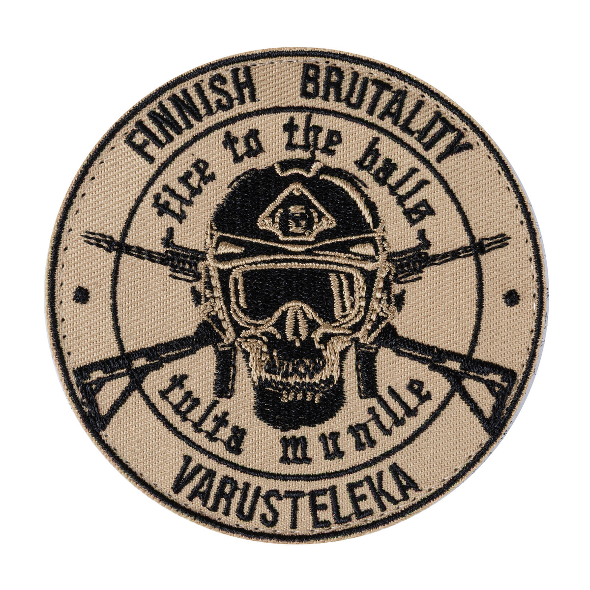 Finnish Brutality Tulta Munille moraalimerkki