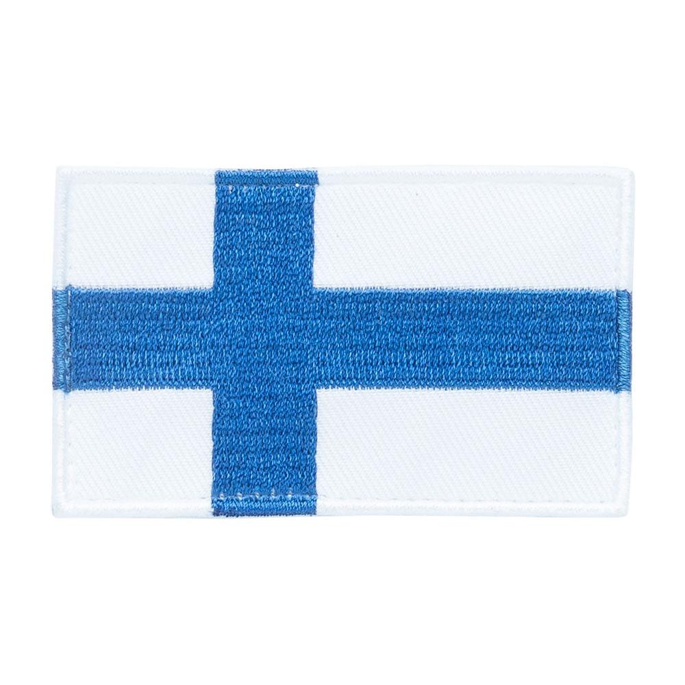 Varusteleka Suomen hihalippu, 77 x 47 mm