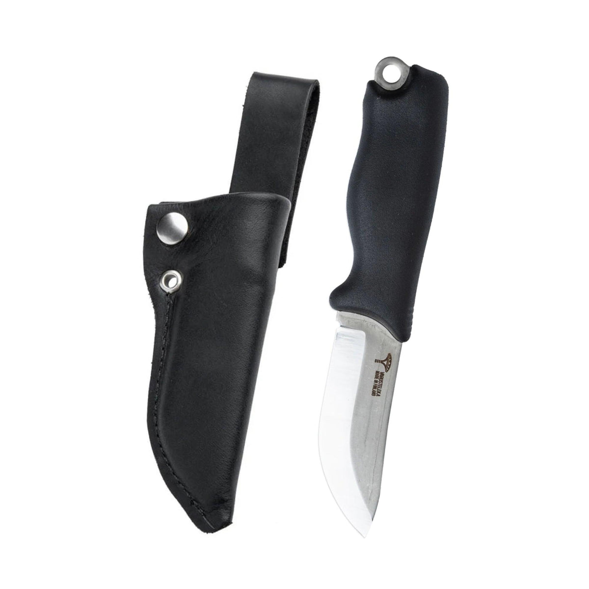 Varusteleka Jääkäripuukko 85 Stainless with Leather Sheath